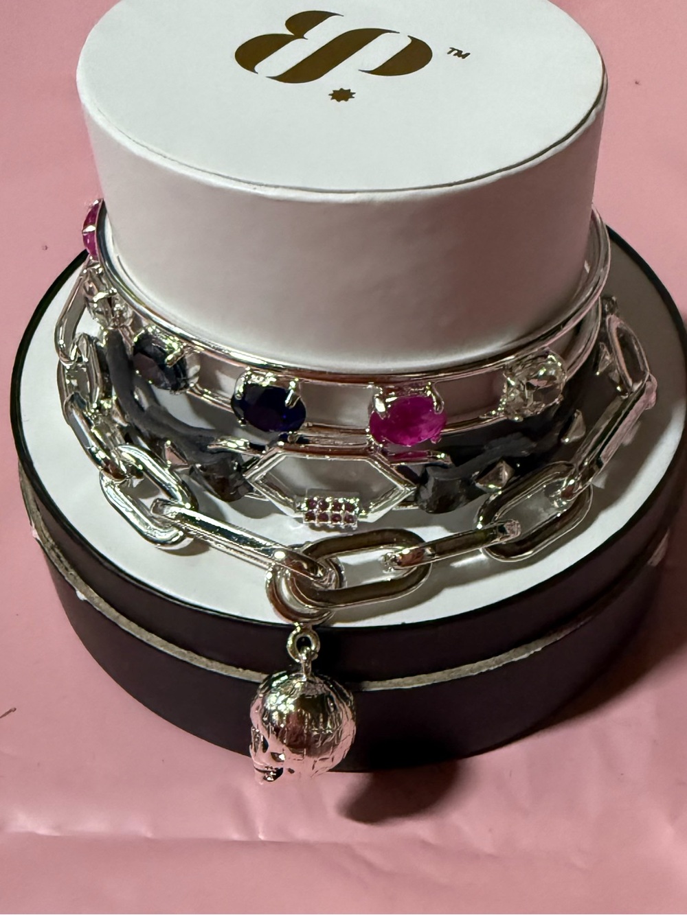 JUST DROPPED Bomb Party ‘Cemetery Disco’ bracelet stack Halloween